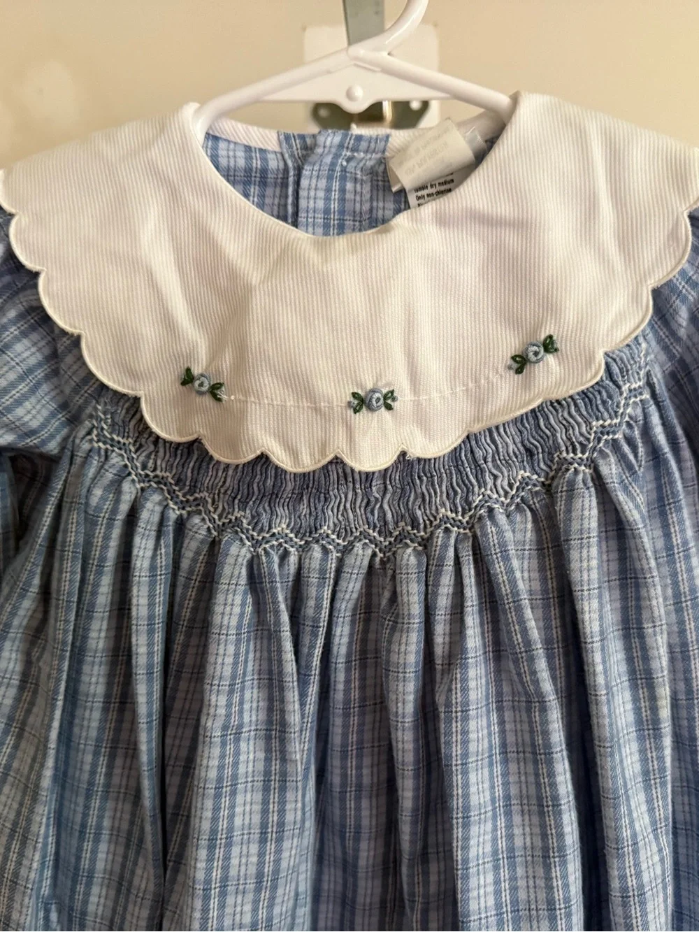 Vintage Smocked Bubble Romper